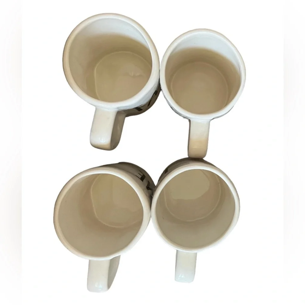 Cracker barrel home faith family love dish & mug set stand 9 piece stoneware